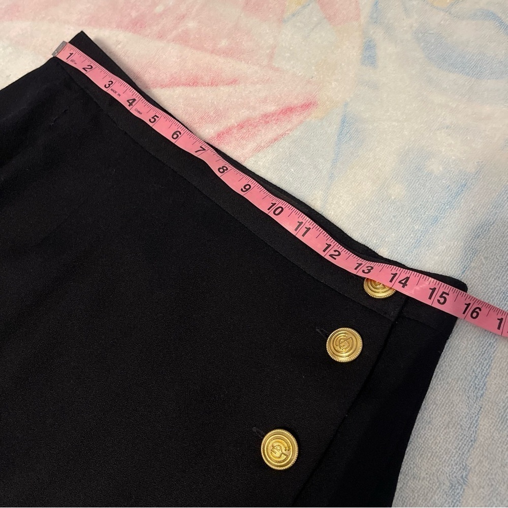 Collectible Gold black skirt size 14 made in Bulgaria - Picture 3 of 10